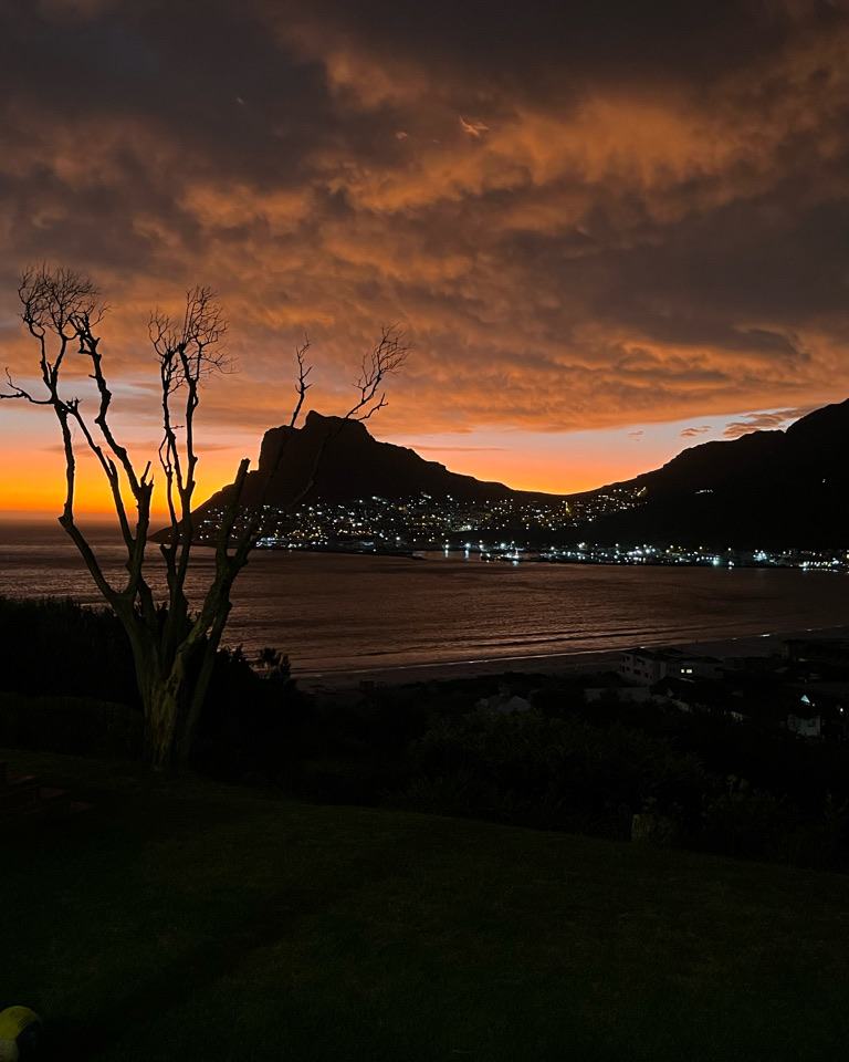 Sunset over Hout Bay, Cape Town