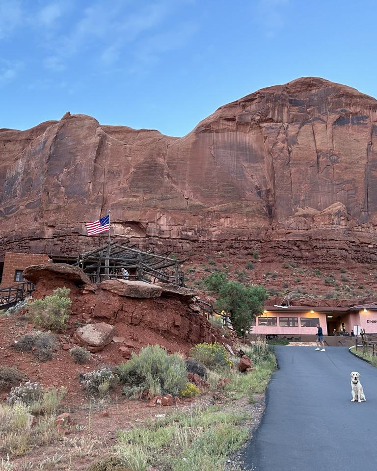 Red cliffs of Monument Valley, Utah